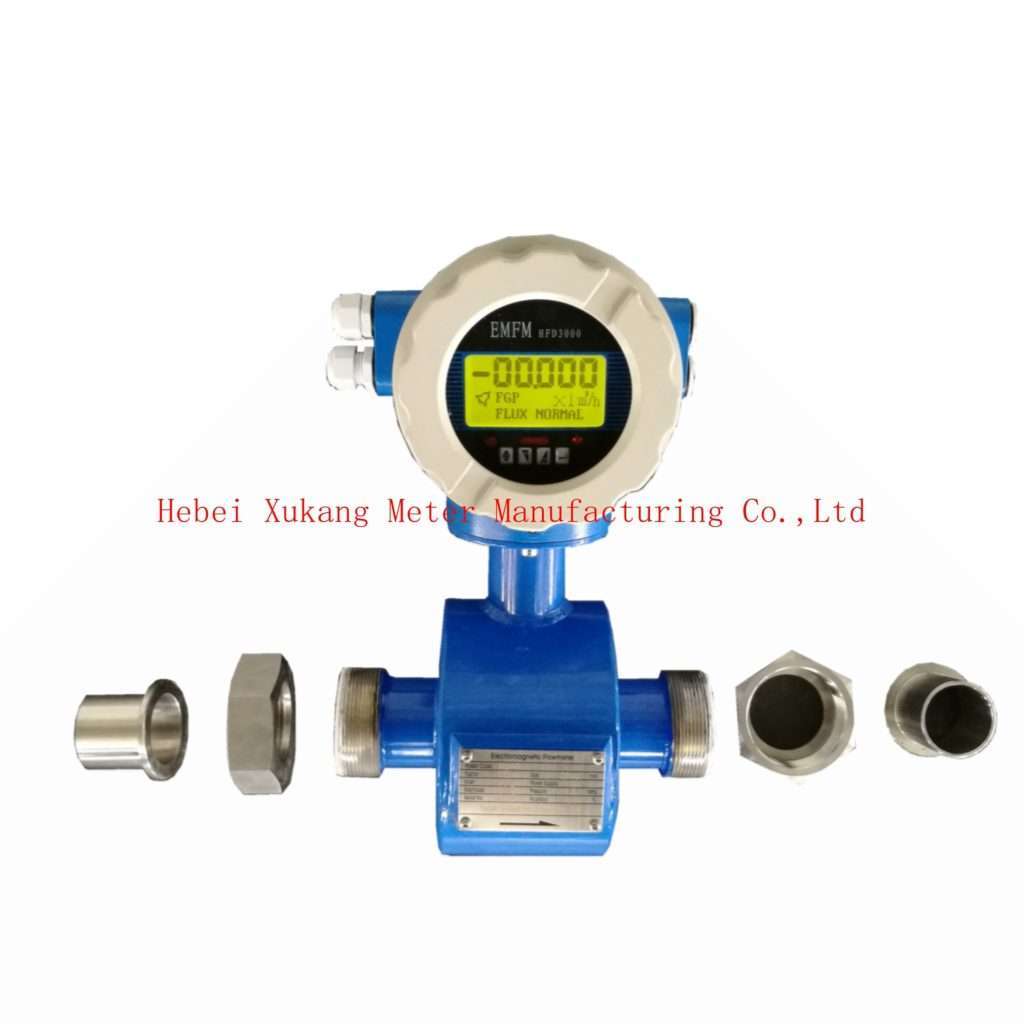 China Low Price Sewage Waste sea Water Electromagnetic Flowmeter